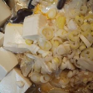 平茸と豆腐のすき焼き煮